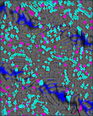 Athens Herodeon With Lightning Bugs & Orchid Petals